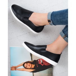 Renda Slipons negros 5
