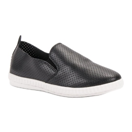 Renda Slipons negros 1