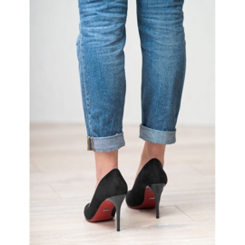 Jumex Tacones de ante negro 2