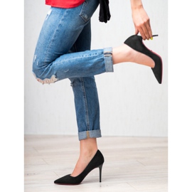 Jumex Tacones de ante negro 1