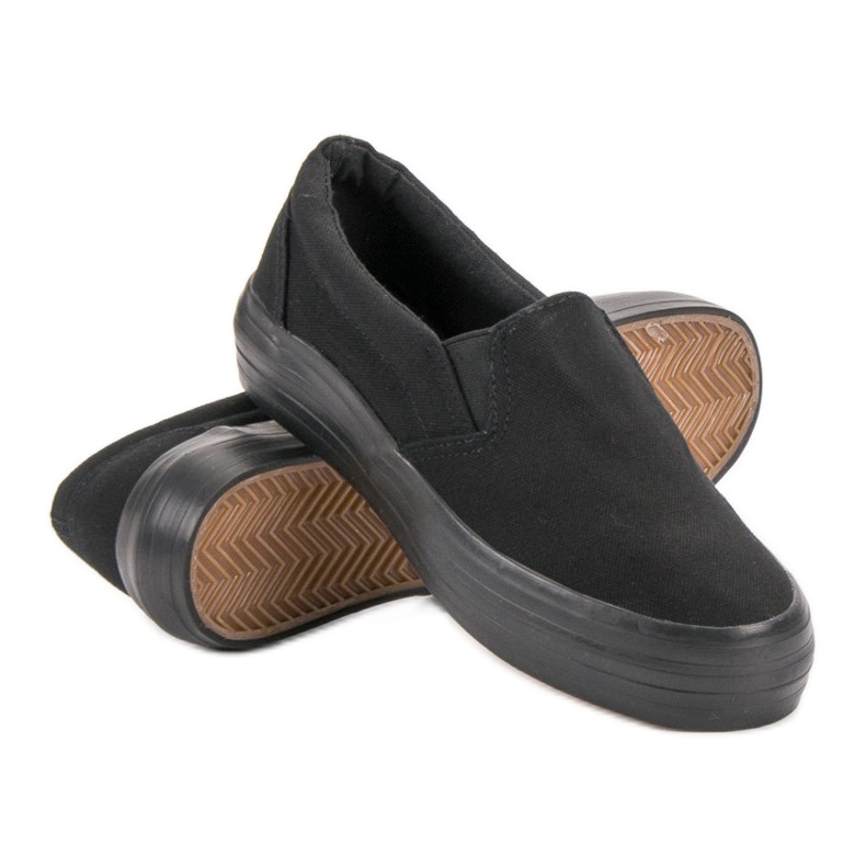 SHELOVET Slipons casuales negro 1 SHELOVET Slipons casuales negro 1