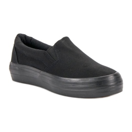 SHELOVET Slipons casuales negro 4