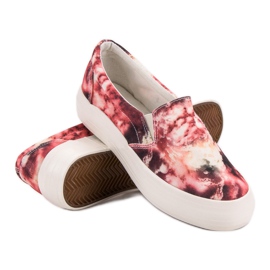 SHELOVET Slipons casuales rosado 4