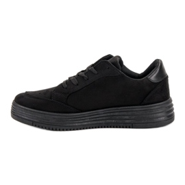 SDS Zapatos deportivos de gamuza negro 5