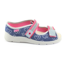 Calzado infantil befado 869Y134 azul marino rosado multicolor 1