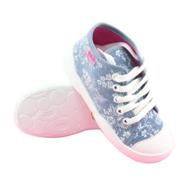 Calzado infantil befado 218P056 blanco azul 3
