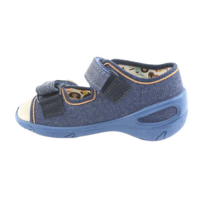 Calzado infantil befado pu 065P126 marrón azul marino 2