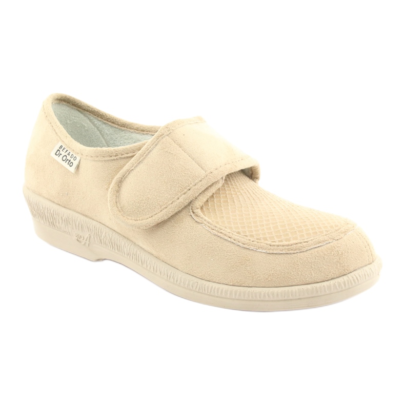 Zapatos de mujer befado pu 984D011 beige 1