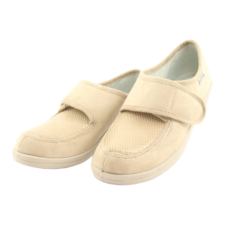 Zapatos de mujer befado pu 984D011 beige 3