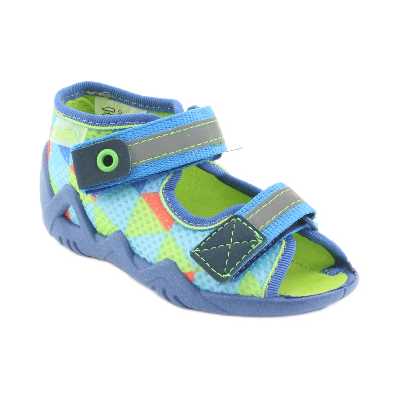 Zapatillas Befado 250P059 azul, verde naranja 1