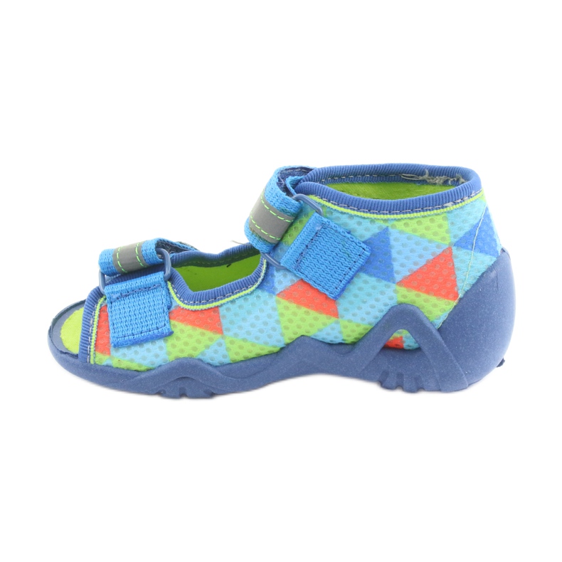 Zapatillas Befado 250P059 azul, verde naranja 2