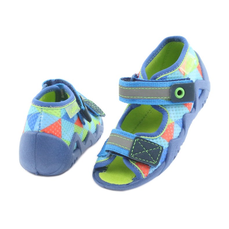 Zapatillas Befado 250P059 azul, verde naranja 4