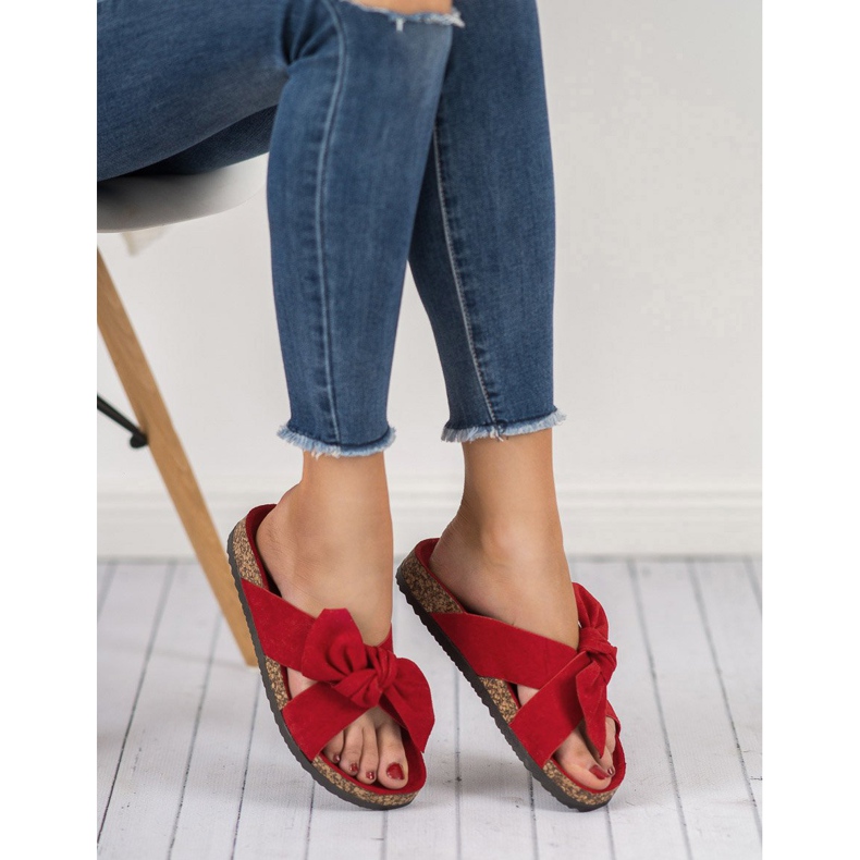 Cm Paris Zapatillas de gamuza rojo 2