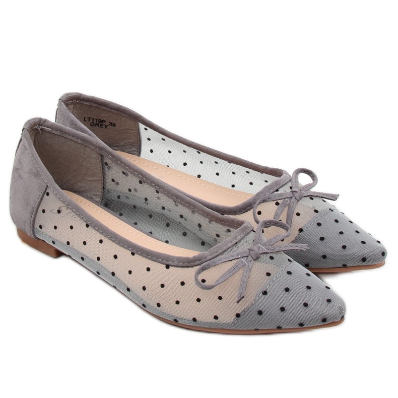 Bailarinas de mujer grises LT119P Grey 1