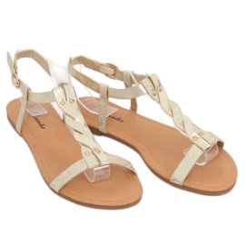 Sandalias doradas de mujer S060071 Dorado 1