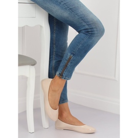 Bailarinas de mujer beige JX76P Beige 2 Bailarinas de mujer beige JX76P Beige 2
