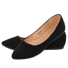 Bailarinas dedos almendra negro WD39P Negro 4
