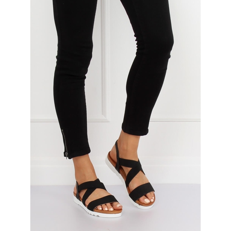 Sandalias de mujer negras P0P1268-16 Negra negro 1