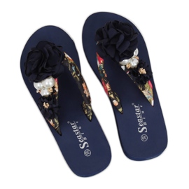 CK93P Suelas de espuma azul marino multicolor 3