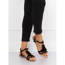Sandalias de mujer negras 1-51 Negra negro 1