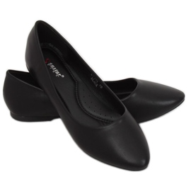 Negro CC108 Bailarinas negras para mujer 3