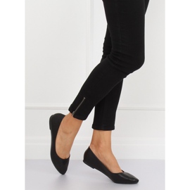 Negro CC108 Bailarinas negras para mujer 2