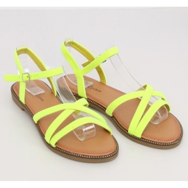 Sandalias de mujer amarillas WL255 Yellow amarillo 2