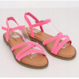 Sandalias mujer rosa WL255 Fushia rosado 1