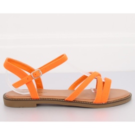 Sandalias de mujer naranja WL255 Orange 2