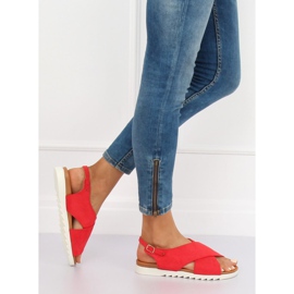 Sandalias de mujer rojas 9003 Rojo 3