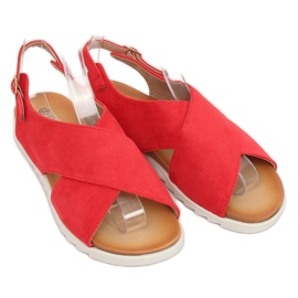 Sandalias de mujer rojas 9003 Rojo 1