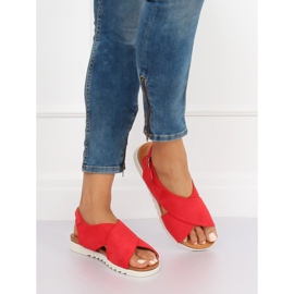 Sandalias de mujer rojas 9003 Rojo 2