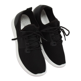 Negro 7771-Y Zapatillas deportivas negras 3