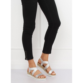 Sandalias plateadas para mujer S81 Silver gris 1