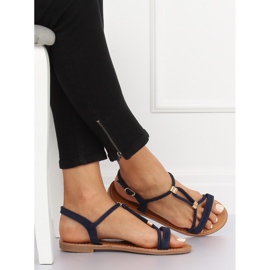 Sandalias azul marino para mujer L520 Azul 1