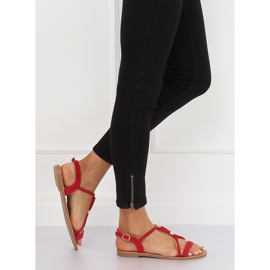 Sandalias rojas de mujer L520 Rojo 2