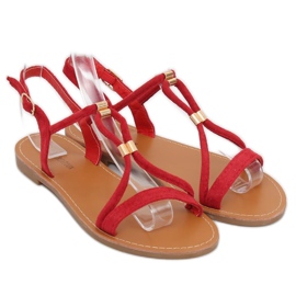 Sandalias rojas de mujer L520 Rojo 3