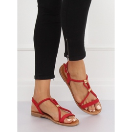 Sandalias rojas de mujer L520 Rojo 1