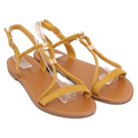 Sandalias de mujer amarillas L520 Yellow amarillo 3