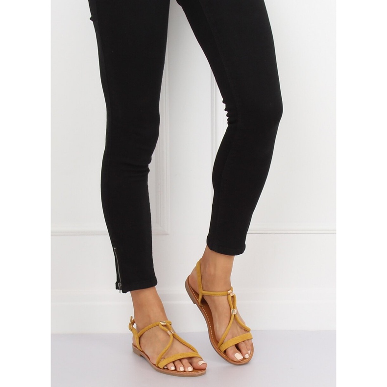 Sandalias de mujer amarillas L520 Yellow amarillo 2
