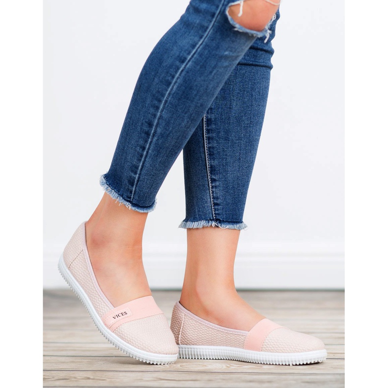 Slipons rosa VICES rosado 2 Slipons rosa VICES rosado 2