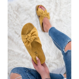 Cm Paris Zapatillas de gamuza amarillo 4