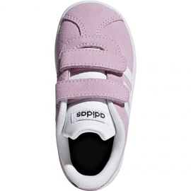 Zapatillas de niños adidas Vl Court 2.0 Cmf I Trupnk F F36396 rosa 2