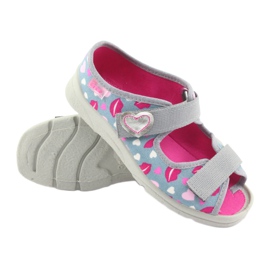 Calzado infantil befado 969Y133 gris rosado 6