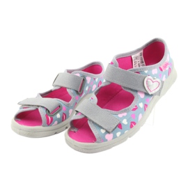 Calzado infantil befado 969Y133 gris rosado 4
