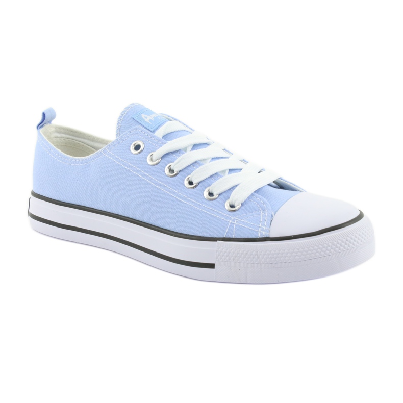 Zapatillas American Club azules blanco 1