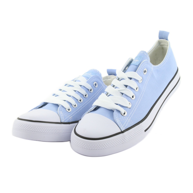 Zapatillas American Club azules blanco 3