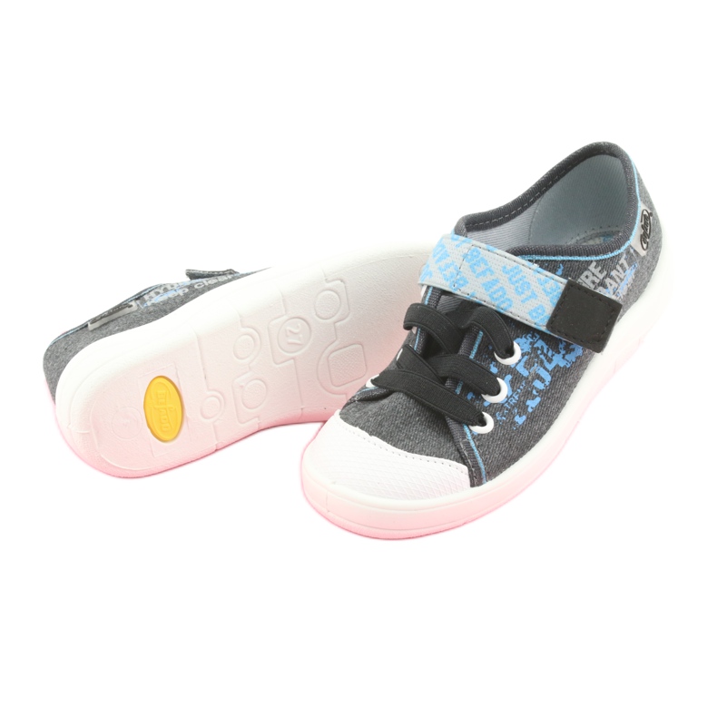 Calzado infantil befado 251X100 azul gris 4