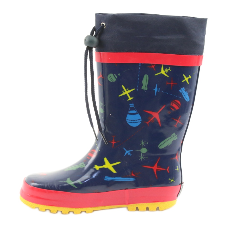 American Club Botas de lluvia para niños American SamoLot rojo azul marino 2