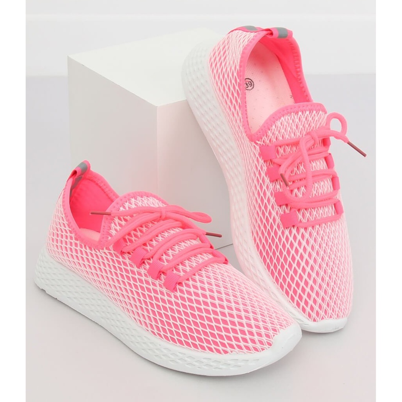 Zapatillas deportivas Pink NB283 Fluorescence Peach Red blanco rosa 2
